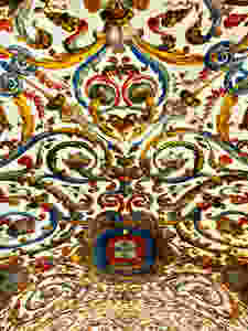 the gorgeous ceiling of the Private Exam Room