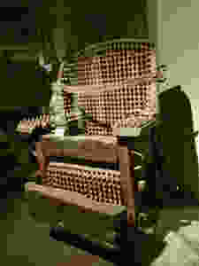 a spikey torture chair in the Rothenburg medieval crime museum