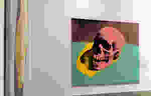 skull painting at the Warhol Museum