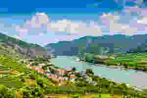 the tiny village of Spitz in the Wachau Valley on the Danube River