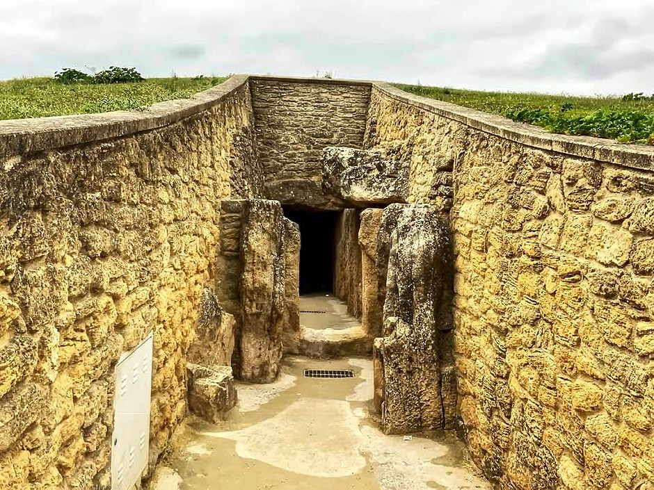entrance to the dolmen of Viera in Antequera