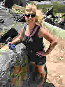 wearing very inappropriate flip flops in Gaztelugatxe