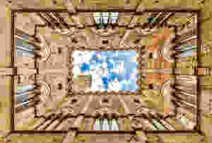 view from the internal courtyard