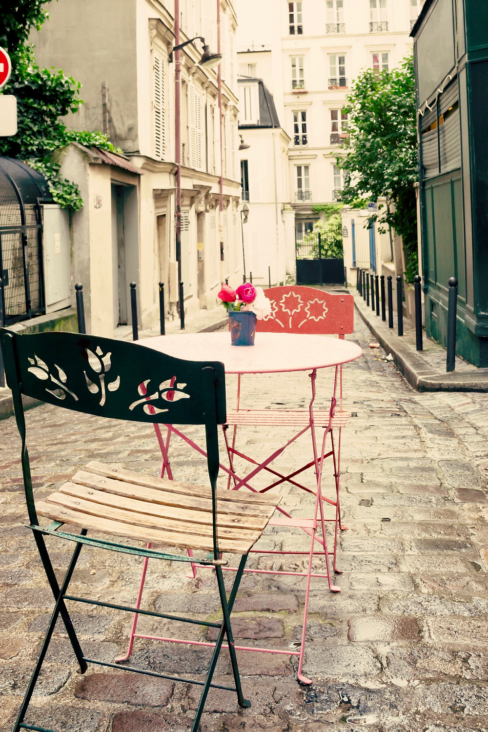 cute little street on the Left Bank of Paris
