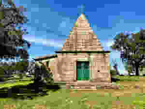 the reconstructed Chapel of São Romão
