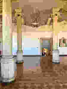 Hall of Columns in the Castle Sant'Angleo