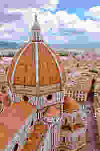 the iconic Brunelleschi dome of Florence cathedral