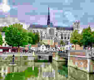 Cathédrale Notre-Dame d’Amiens in the town of Amiens France