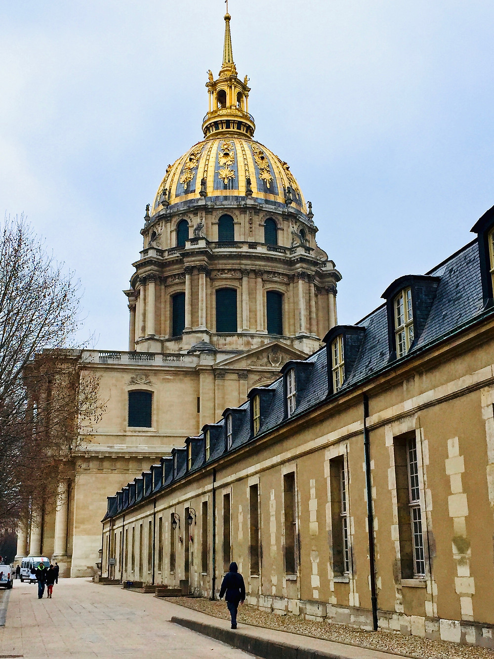 walking to the Army Museum in the connecting building