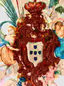 ceiling detail in the Arms Room