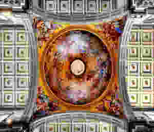 the dome in the apse