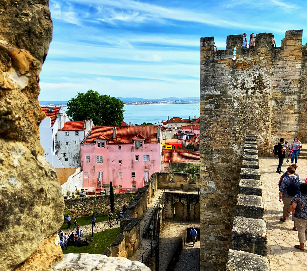 St. George's castle walls and ramparts
