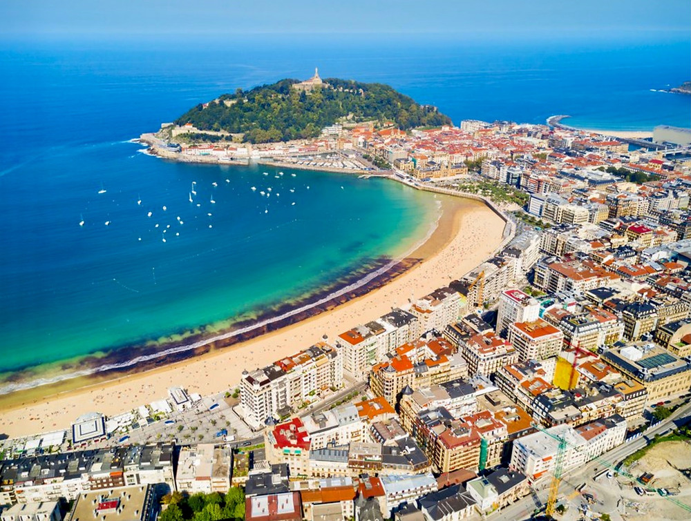 La Concha Beach in San Sebastian