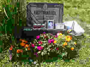 Andy Warhol's grave is just 5 minutes from my house in a Pittsburgh suburb. He was a devout Catholic and is buried with his family at St. John the Baptist Byzantine Cemetery in Bethel Park PA.