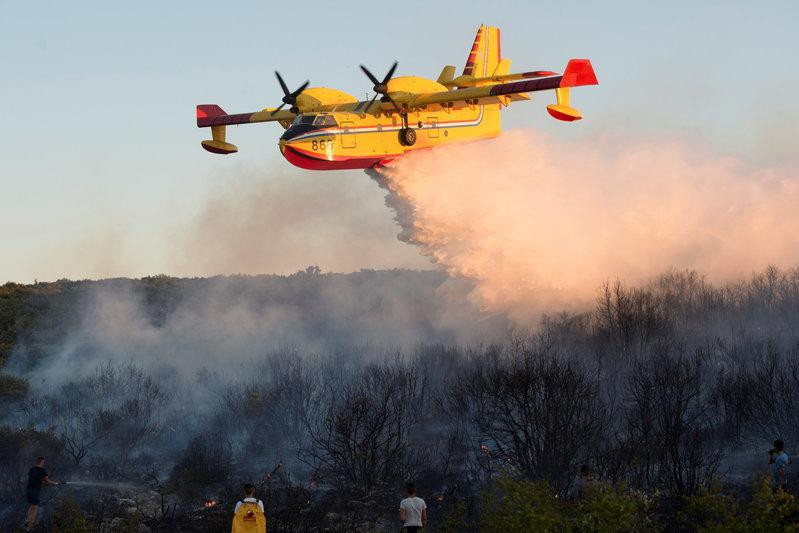 caught in a forest fire in Croatia the day after rubbing Gregory's toe