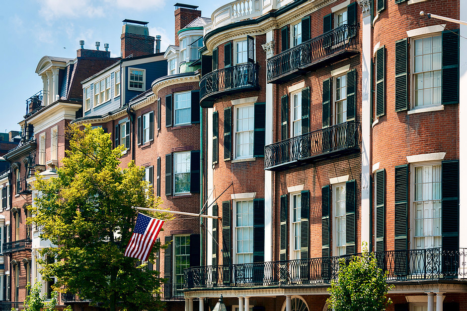 William Pickering Prescott House on Boston's Beacon Street