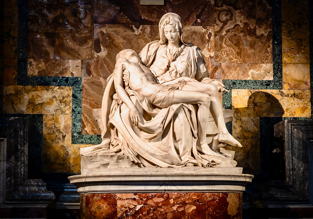 Michelangelo's Pieta in St. Peter's Basilica