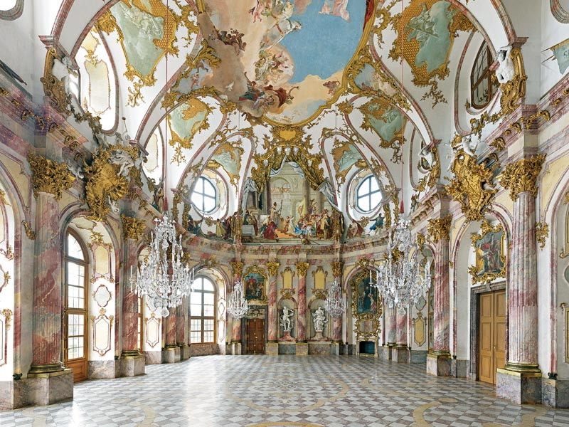 the gorgeous White Hall of the Wurzburg Residenz