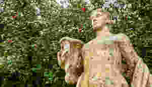 statue on the Promenade of Gods at Quinta da Regaleira