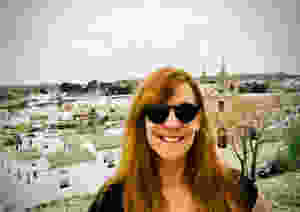 me enjoying the views over Osuna on a quiet Sunday in February