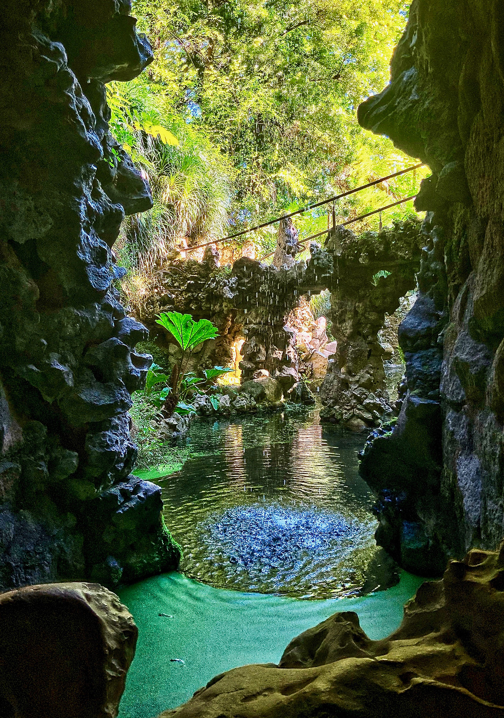 view from an underground tunnel