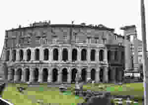 the ruins of the Theater of Marcellus