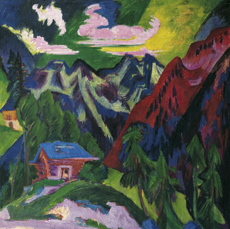 Edvard Kirchner, The Mountinas of Kloster, 1923