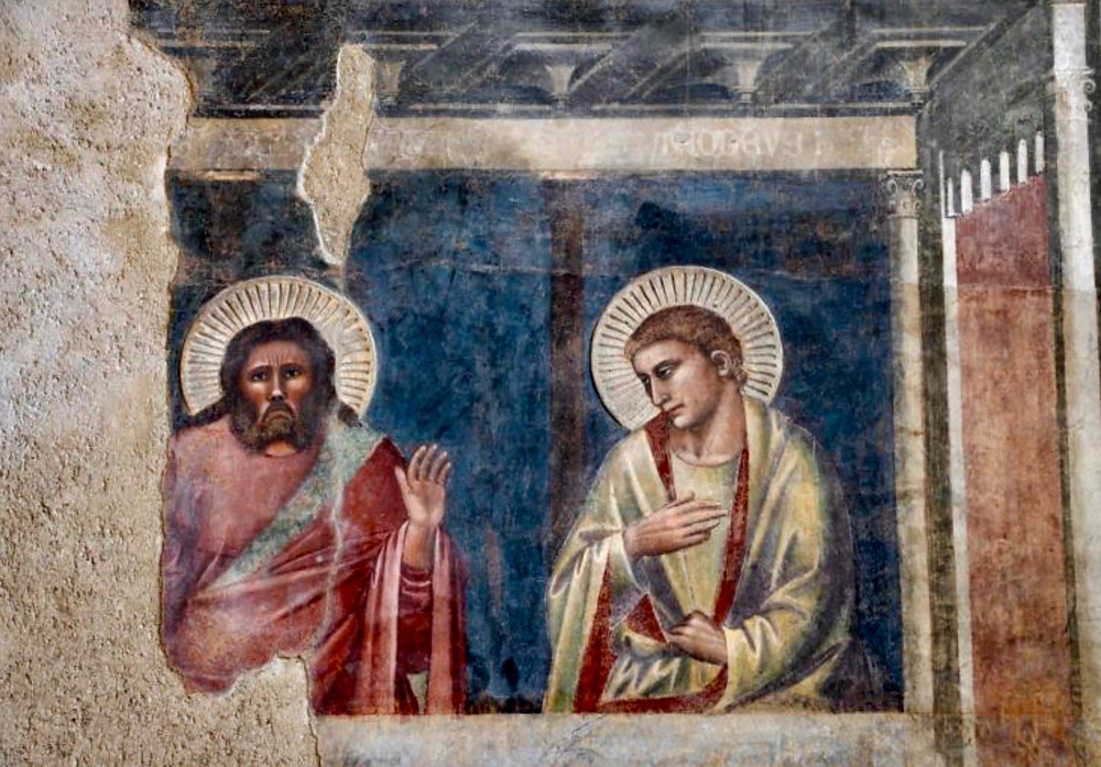 Andrea Orcagna, detail of The Last Supper, 1360-65