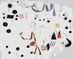 Joan Miro, Woman Dreaming of the Evasion, 1945