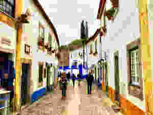 Rue Direita in Óbidos