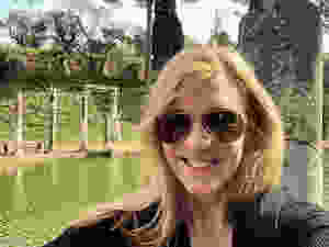 in Tivoli, smiling on the day before the security alert for Italy was raised to 4