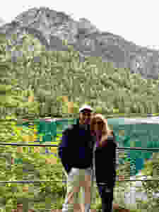a rare second when there wasn't torrential rain on our visit to Neuschwanstein Castle