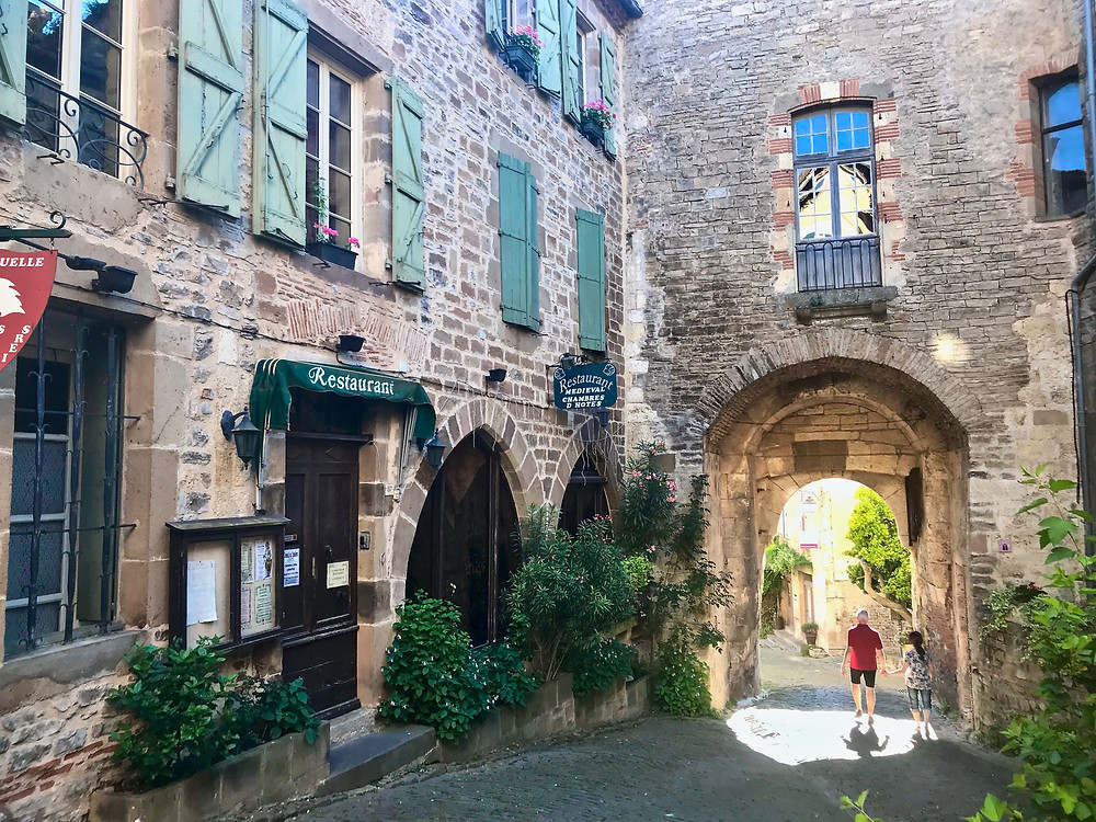 a dreamy street in Cordes Sur Ciel