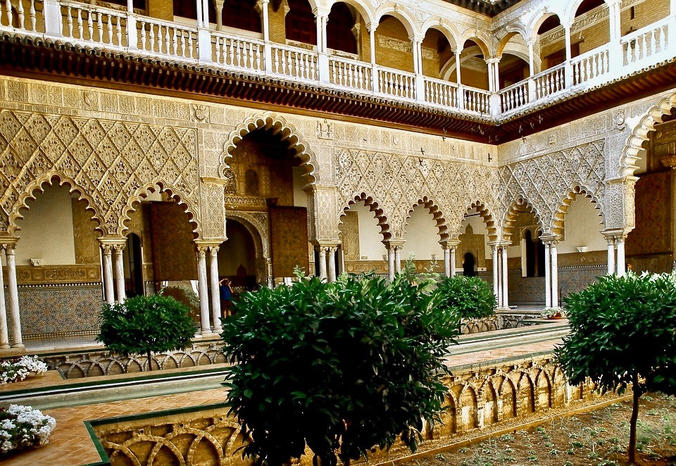 Courtyard of the Maidens in the Alcazar