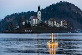 the magical sinking bell of Lake Bled Slovenia