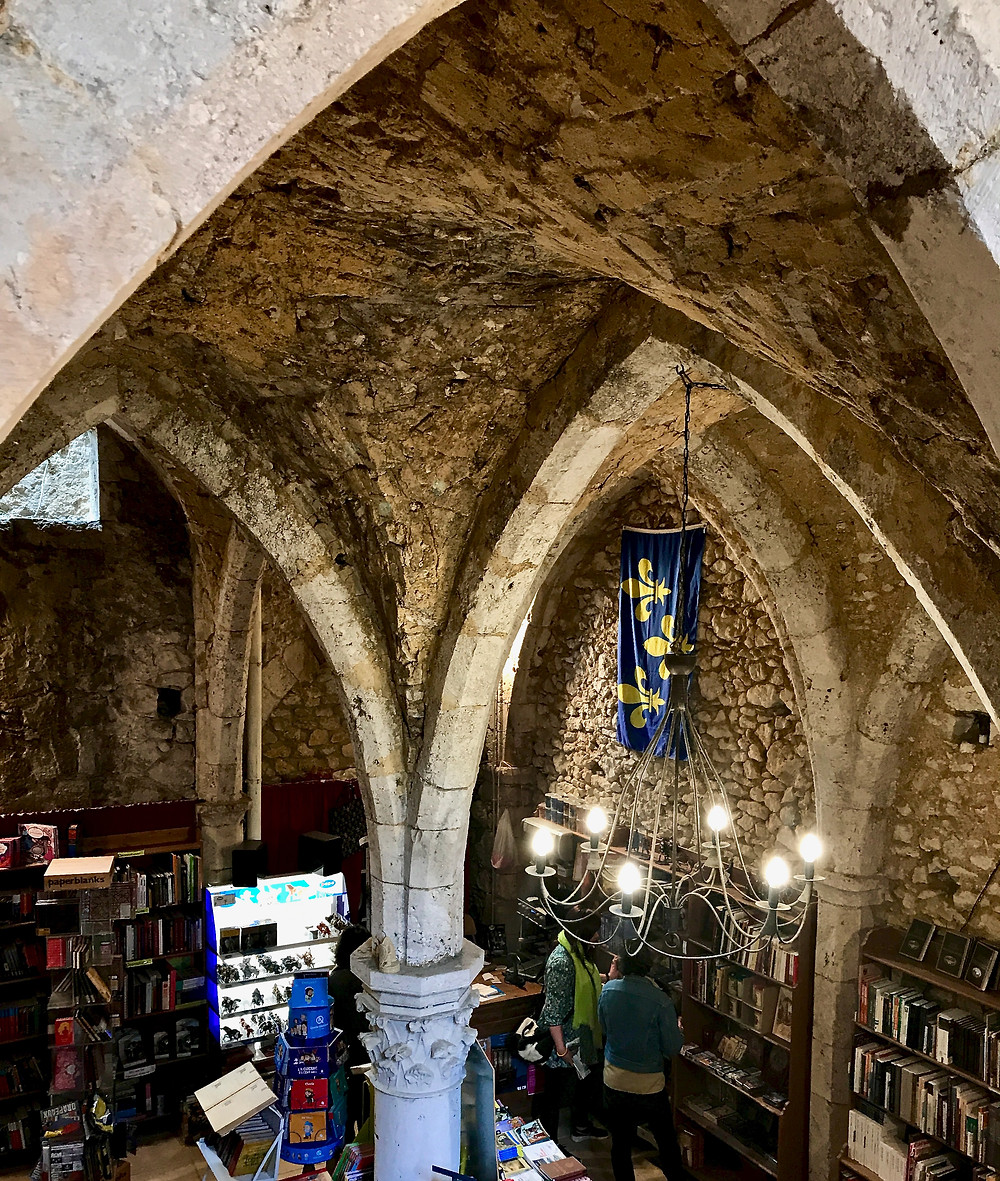 delightful medieval bookshop in the picturesque UNESCO village of Provins