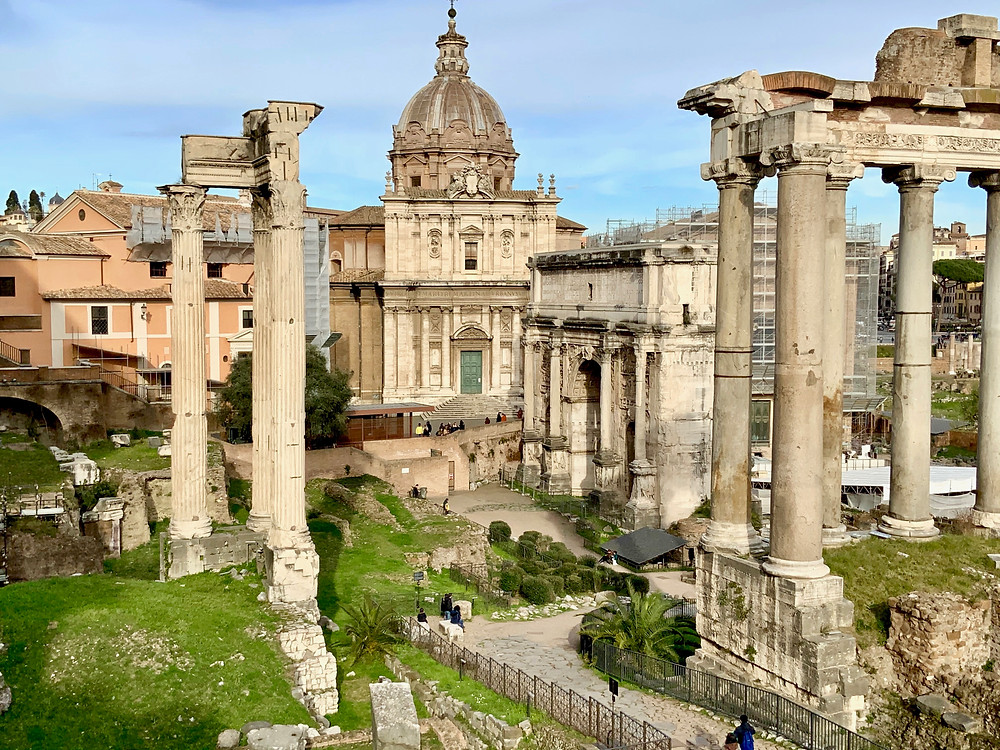 the Roman forum
