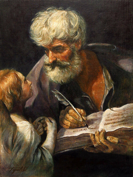Guido Reni, St. Matthew and the Angel, 1635-40