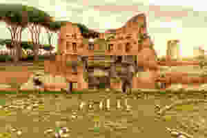 Stadium of Domitian on Palatine Hill in Rome