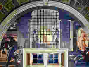 Raphael, The Liberation of St. Peter, 1514 -- Room of Heliodorus in the Vatican Museums
