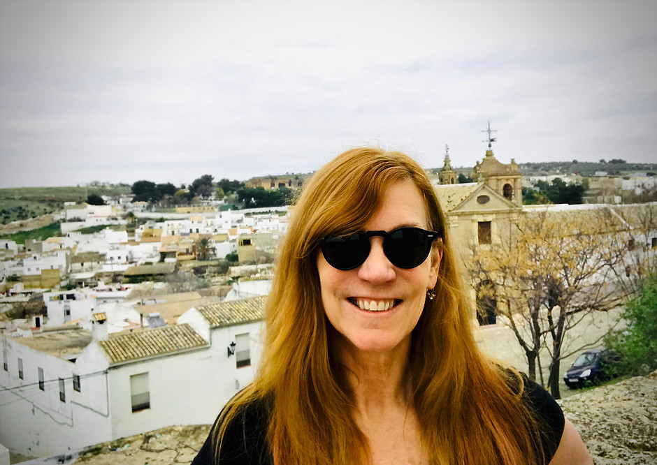 me enjoying the views over Osuna on a quiet Sunday in February