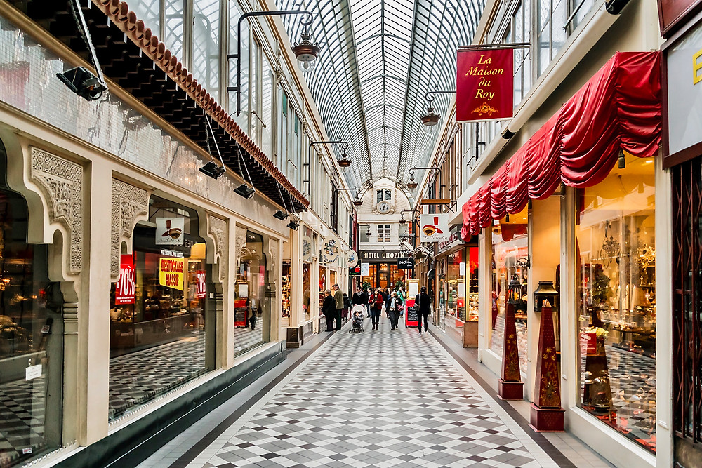 interior of Passage Jouffroy