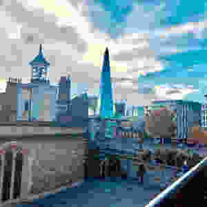 The Shard as seen from the Tower of London