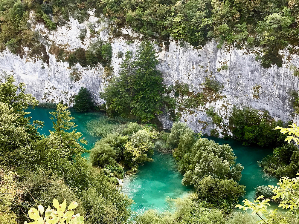 beautiful lake in Plitvice Lakes National Park