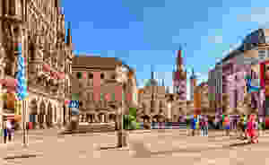 Marienplatz, Munich's lively main square. Here's where you should start your day in Munich