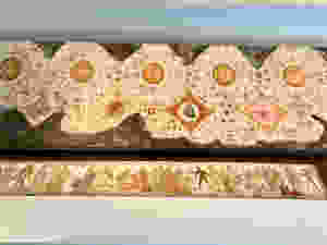 fragments of a fresco from Nero's Domus Transitoria in the Palatine Museum