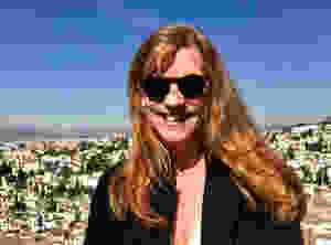 me, enjoying the views