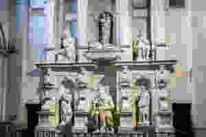 the incomplete Tomb of Julius II in St. Peter in Chains Basilica