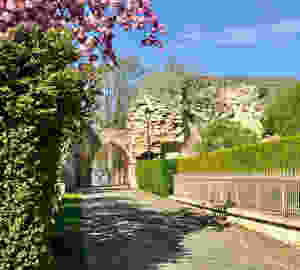 entrance to the Chateau de Coucy