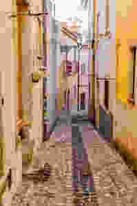 narrow street in Alfama